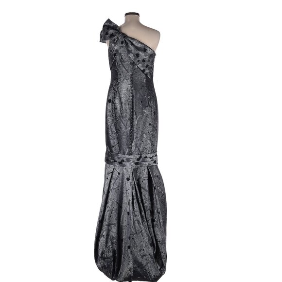 Alexander by Daymor Silver Brocade Gown 1455 6 NWT - Picture 1 of 4